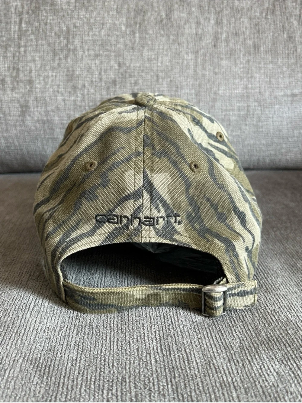 Carhartt Baseball Cap Hat Camo Mossy Oak Camouflage Men’s Adjustable Green Black